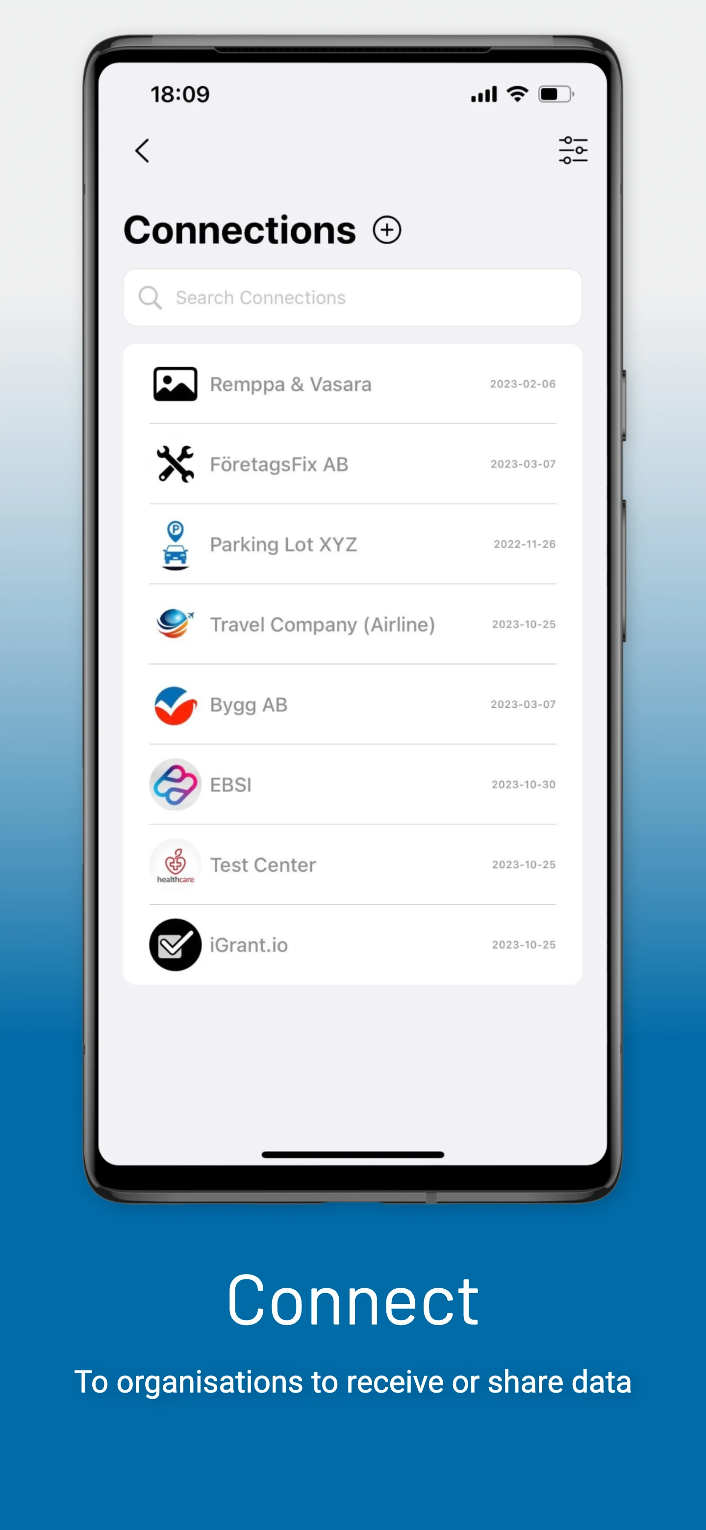 Data Wallet screenshot
