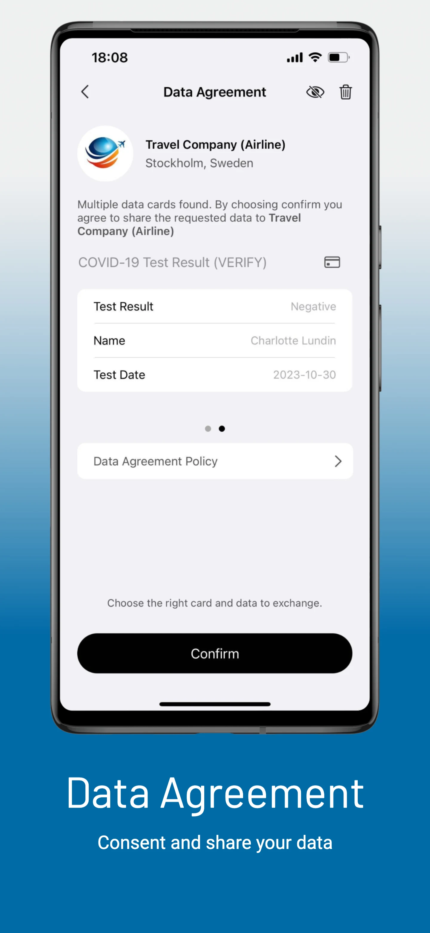 Data Wallet screenshot